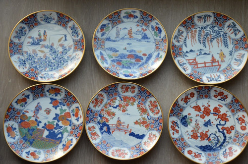 Japan imari stil geisha teller - japan,