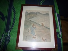 Asiatika Bild  Japan Bauer auf