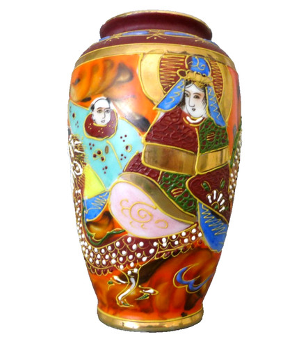 Vintage alte japanische vase - vintage,