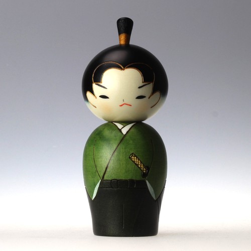 Kokeshi wakasamurai - kokeshi, "wakasamurai"