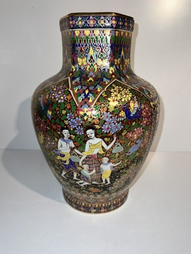 Japan vase reichl verziert - vase, reichl.