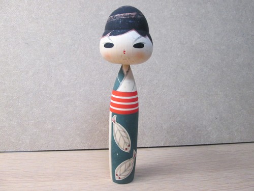 Japanische kokeshi puppe - japanische, kokeshi-puppe