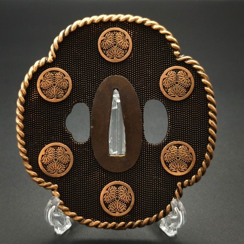 Japanische kupfer tsuba - kupfer,