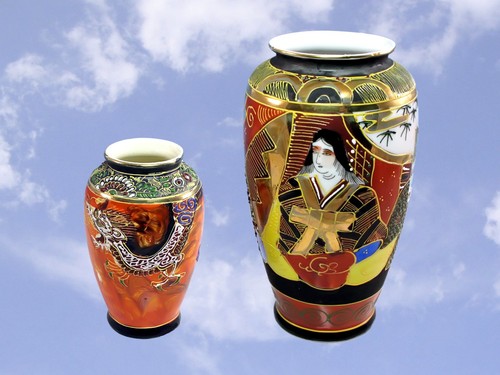 Japan porzellan vasen geisha - vasen,