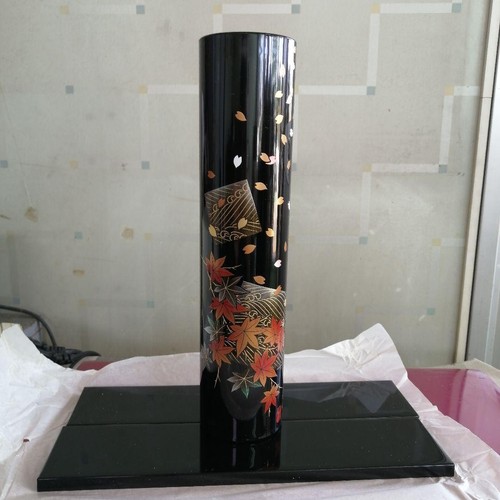 Japanische holzvase von - holzvase,