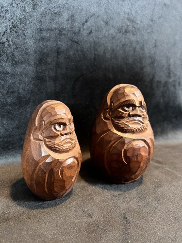 Set aus handgeschnitzten - aus,