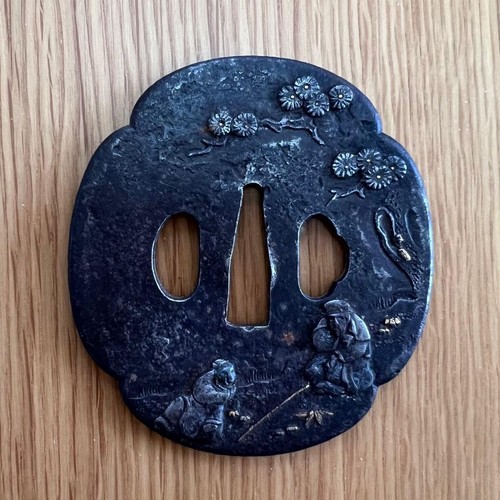 Japanische eisen tsuba - japanische,