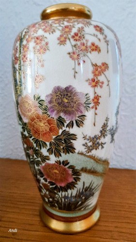Satsuma vase aus japan - satsuma,