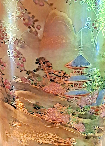 Antik fein handbemalte vase - fein,,