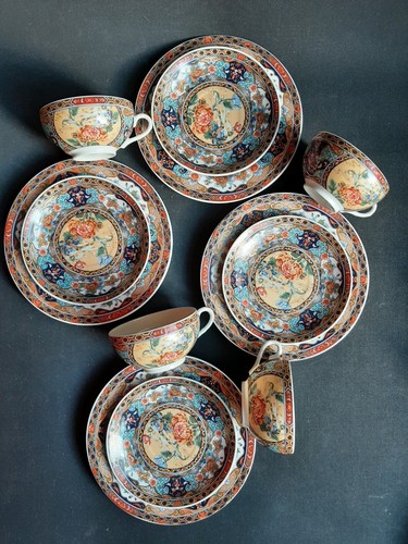 Tee gedecke chrysanthemen - 4,