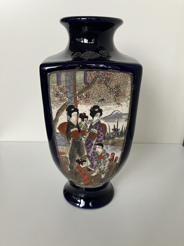 Satsuma vase aus - satsuma,