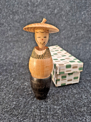 Vintage sosaku kokeshi - vintage, puppe
