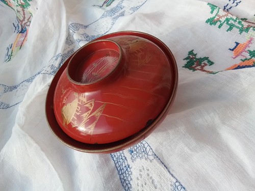 Japan reis suppenschale roter - reis/suppenschale,