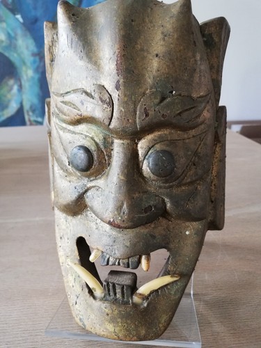 Handgeschnitzte japanische oni - japanische,