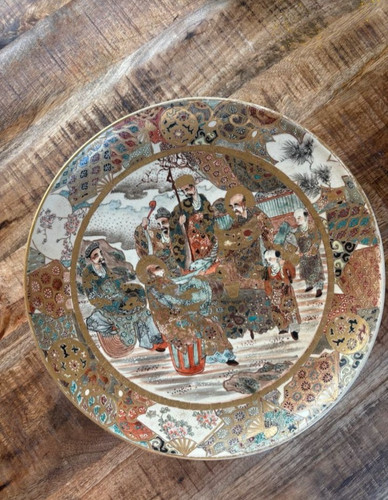 Japanischer satsuma teller - japanischer,